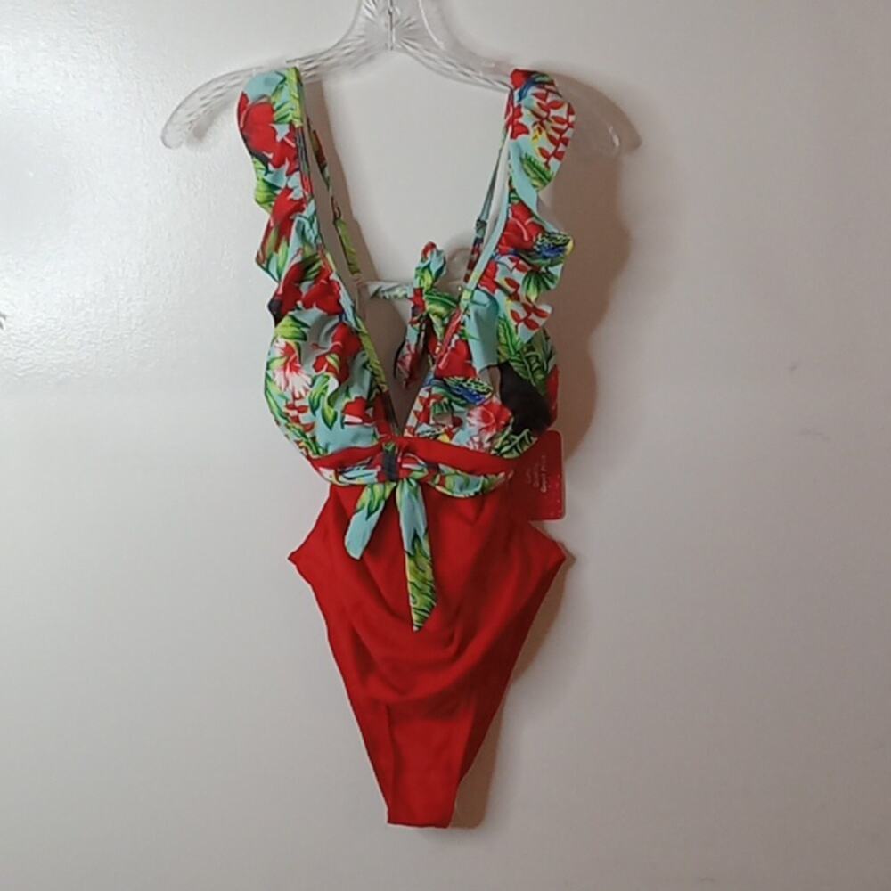 NWT PatPat women's size XL tropical one piece swimsuit. ADORABLE